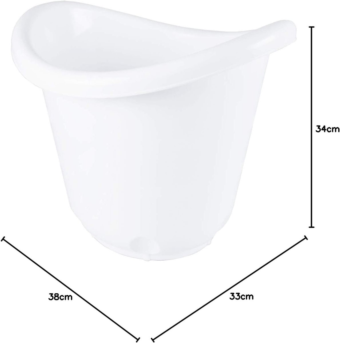 Bademmer voor Pasgeborenen tot 17 kg - Antislip Babybadkuip thumbnail 6