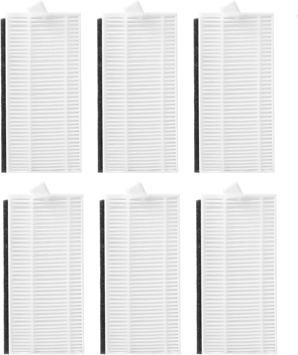 Geschikt voor accesoires van de Ecovacs U2 robotstofzuiger, geschikt voor DGN22/U2 Pro, filter - 6 stuks-Stijl 1