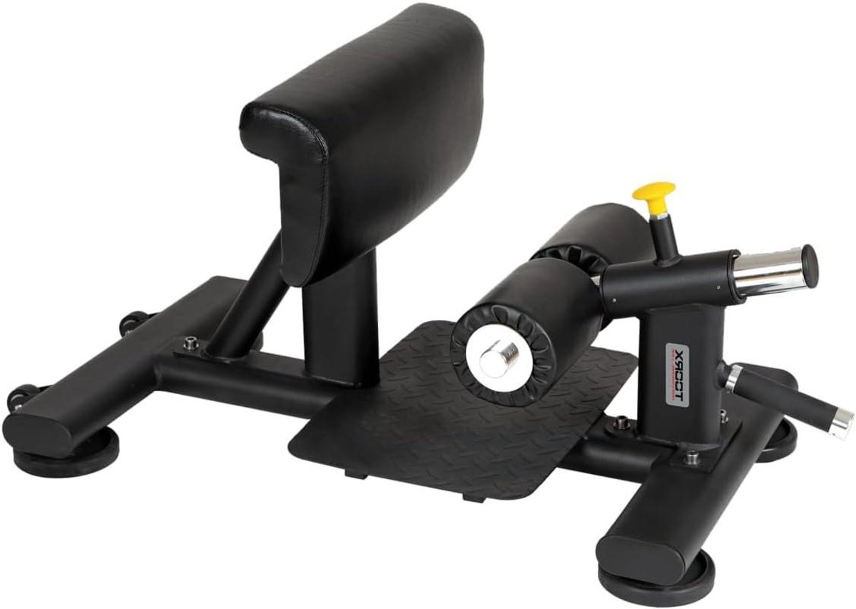 Sissy Squat Machine - Been Trainer - Krachtige Benen - 5 Standen Verstelbaar - 105 cm Hoogte - Zwart