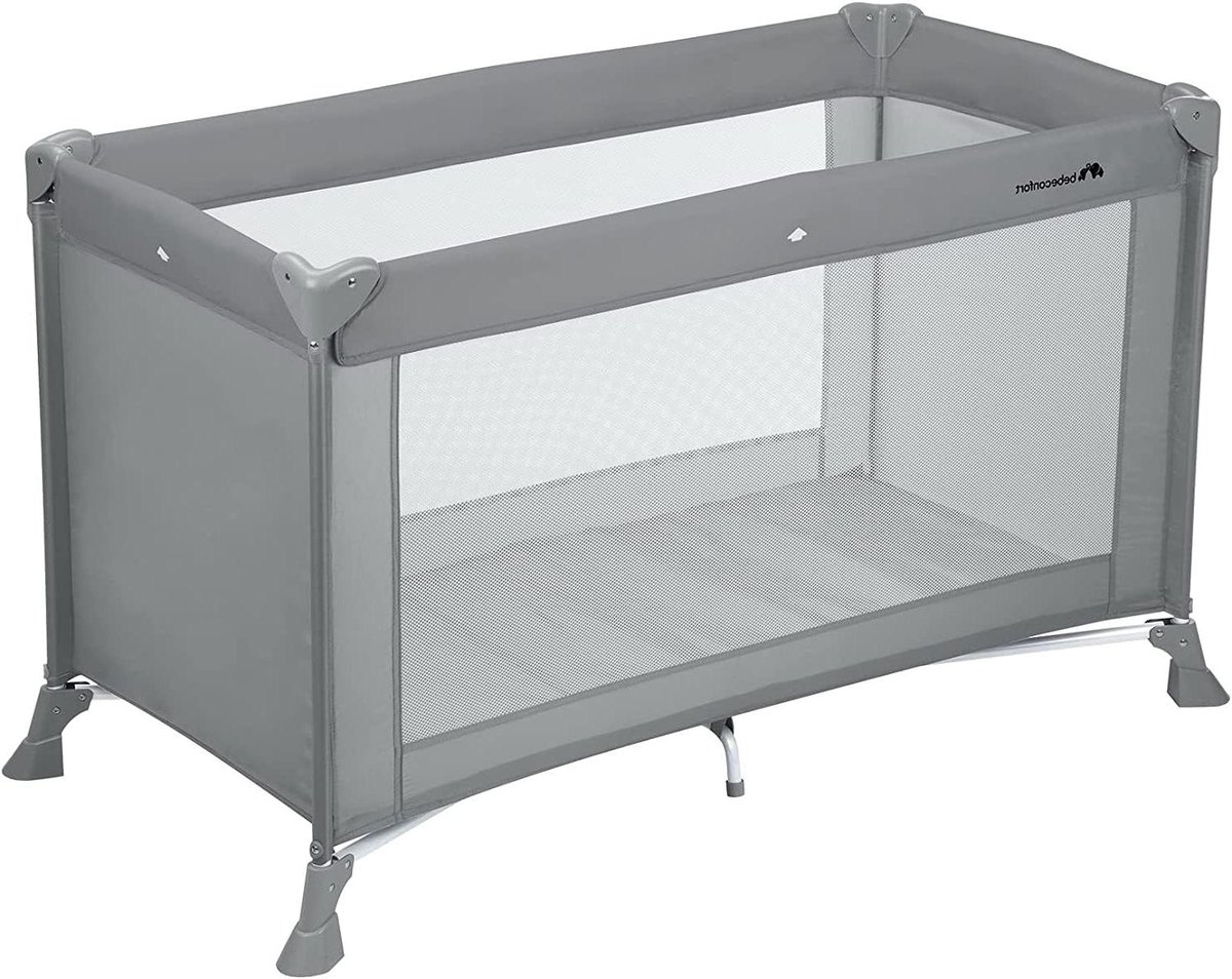 Reiswieg - Babybedje - Veilig Slapen - Inklapbaar - Tot 15 kg - Grijs