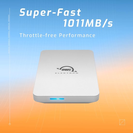 Externe SSD - Draagbare Opslag - Bestanden Opslaan - Hoge Snelheid NVMe - 2 TB - Zilver — afbeelding 4