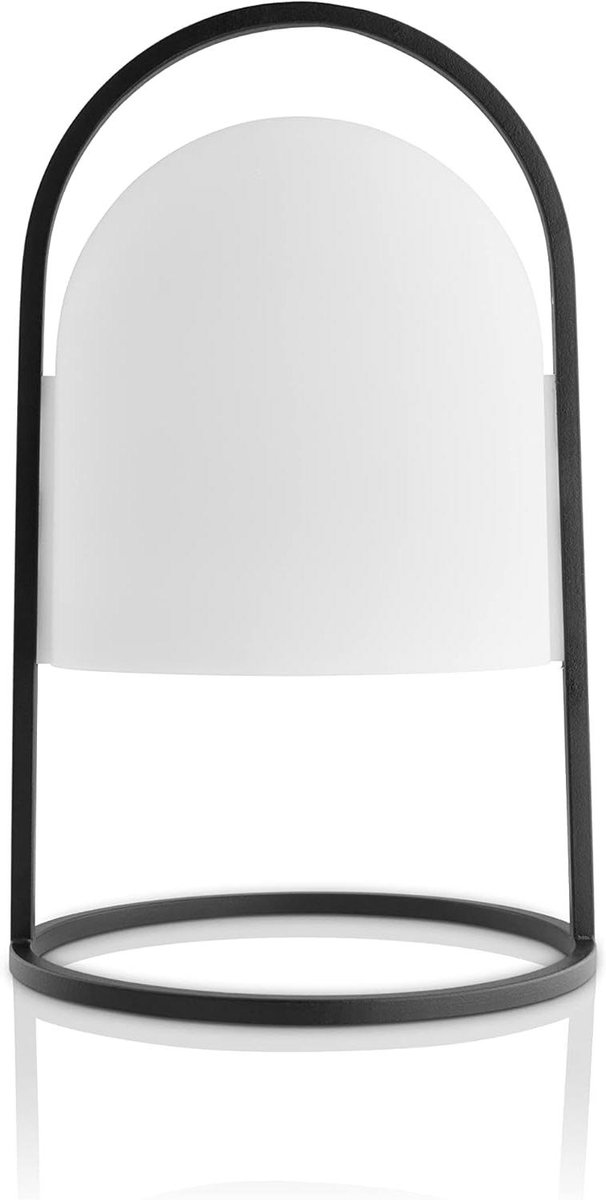 Solar Lantaarn - Buitenlamp Tuin - Sfeervol Verlichten - Oplaadbaar Zonne-energie - 30 cm - Zwart