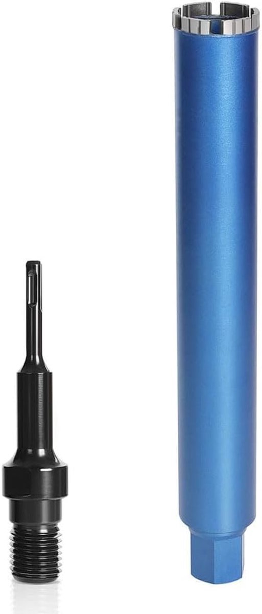 Diamant Boorhouder - Kernboor Set - Beton Boren - Gesinterde Segmenten - 62 mm - Blauw