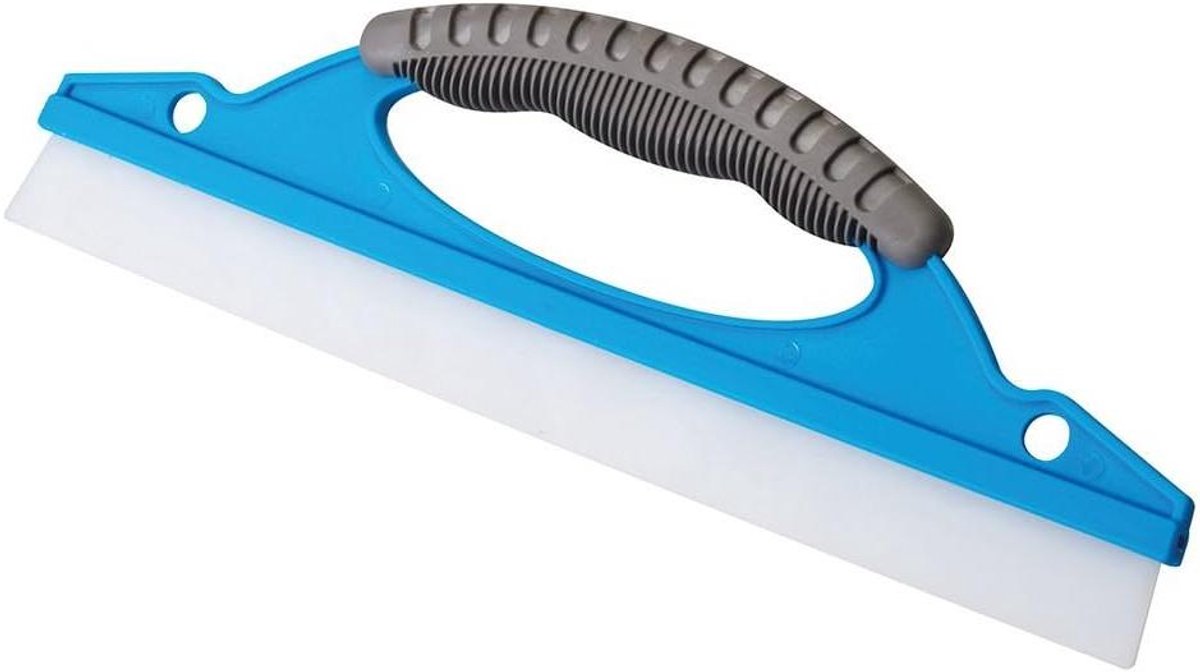 Siliconen Trekker - Water Wisser - Gladde Oppervlakken Reinigen - Flexibele Siliconen Lip - 300 mm - Blauw