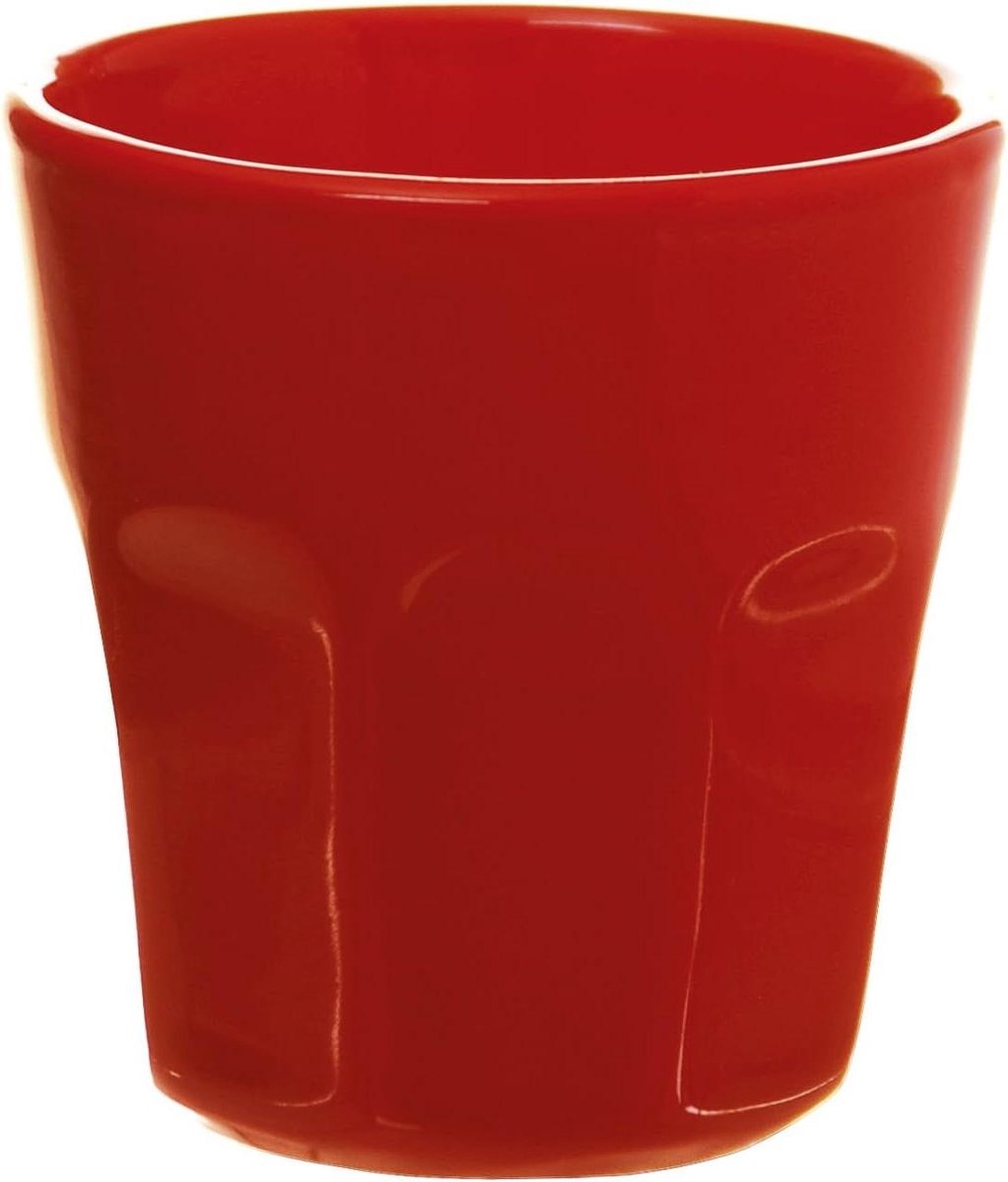 Koffiemok - Espresso kopje - Koffie drinken - Vaatwasmachinebestendig - 80 ml - Rood
