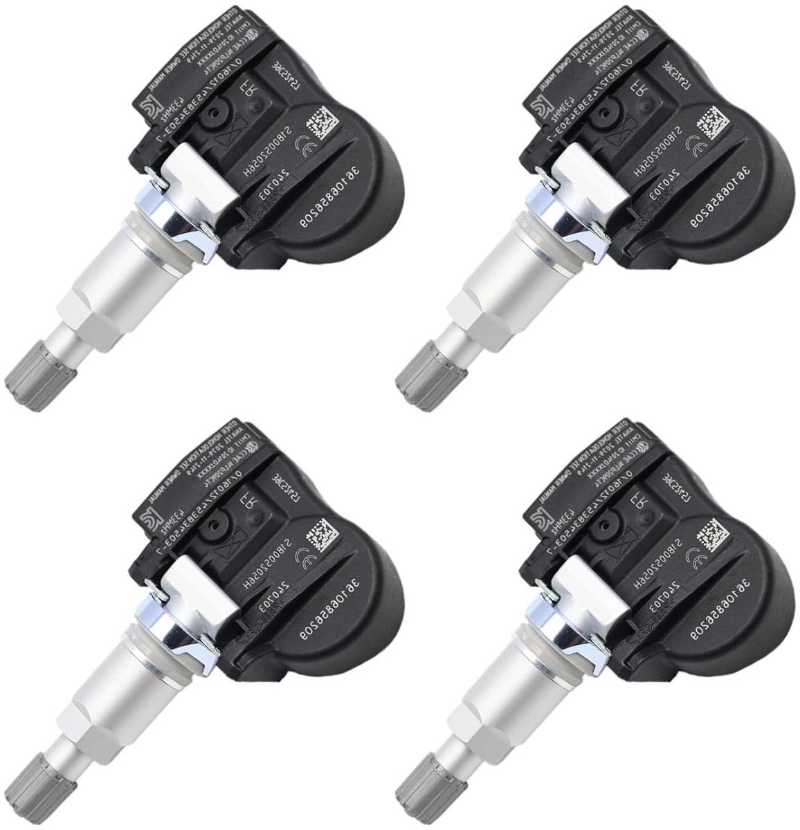 Bandenspanningssensor - TPMS Sensor Vervanging - Veilig Rijden - Originele OE nummers - 130 g - Zwart