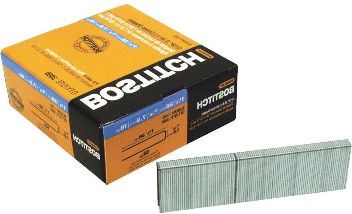 Nietjes - Cap nietjes - Bevestigen van materialen - Gegalvaniseerd staal - 38mm beenlengte - Zilverkleurig