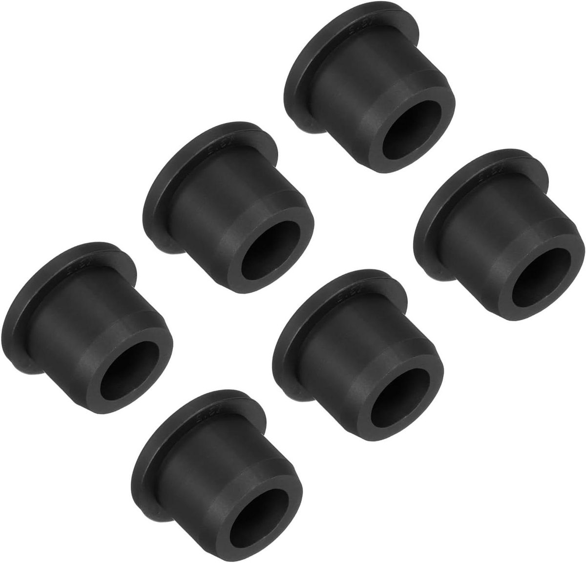 Siliconen T-Stoppen - Rubberen Doppen - Afdekken en Beschermen - Hoge Temperatuurbestendig - 13 mm Gatdiameter - Zwart