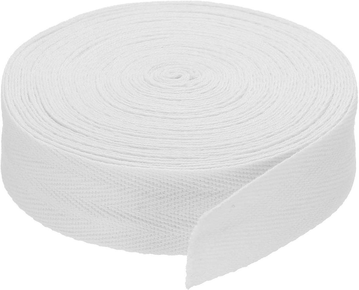Katoen Twill Tape - Lint voor Naaien - Ambachtelijke Projecten - Ademend en Wasbaar - 10 Yards - Beige