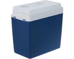 Koelbox - 21 Litres - Koelbox 12v 220v - Koelbox Elektrisch - Blauw - 40cm x 23cm x 40cm