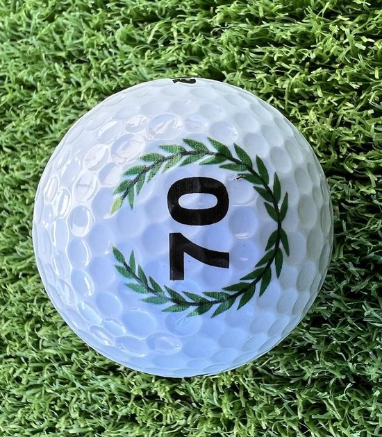 Golfballen Set - Golf Cadeau - Verjaardag Vieren - Happy Birthday Motief - 3 Stuks - Wit — afbeelding 3