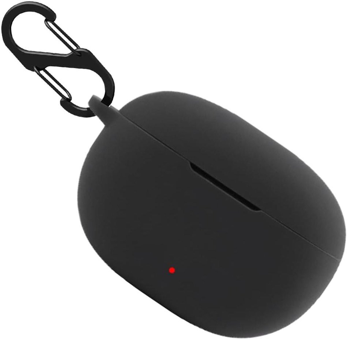 Siliconen Hoesje - Beschermhoes Case - Oordopjes Beschermen - 360 Graden Bescherming - 10.7 x 9 cm - Zwart