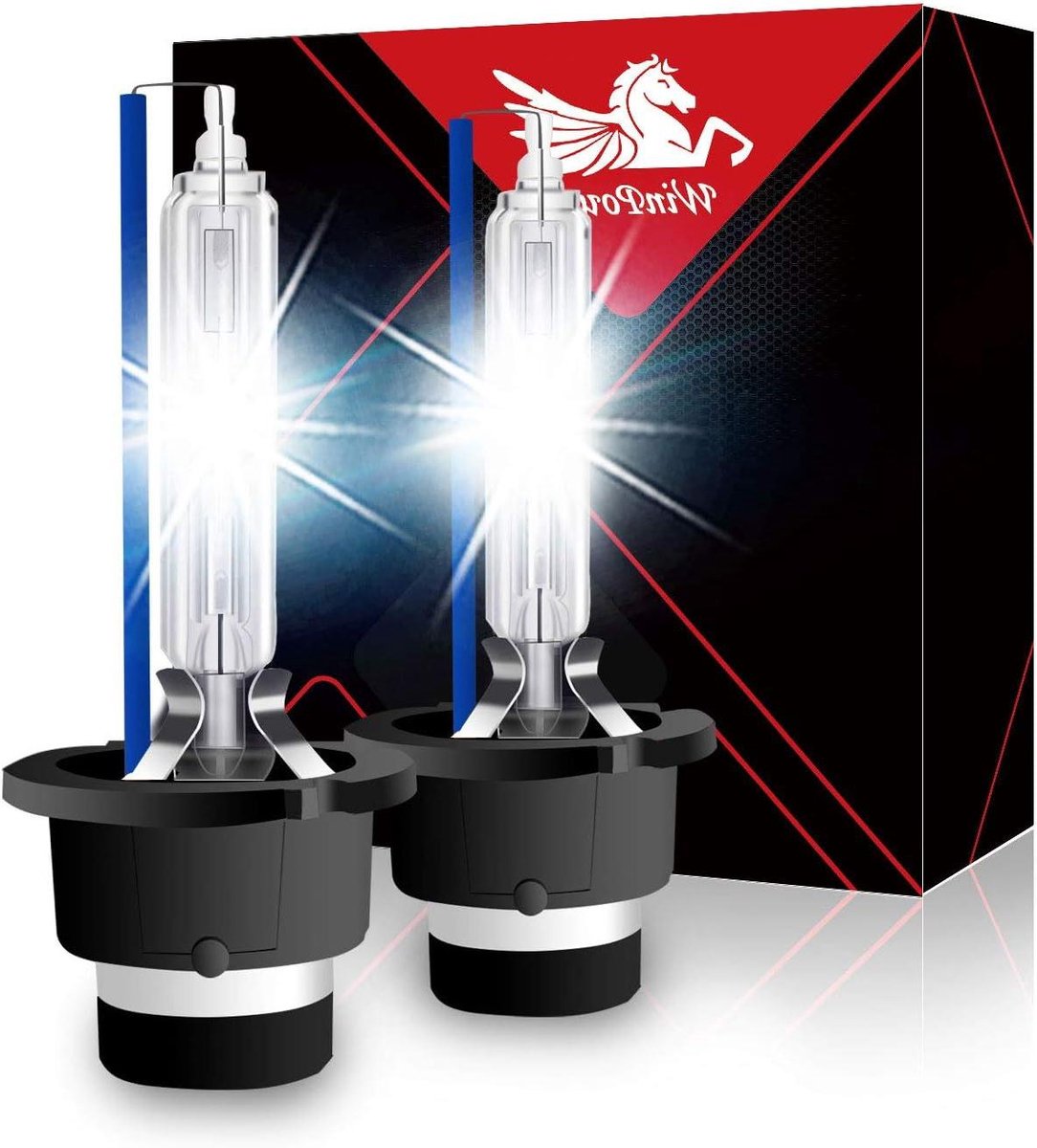 Xenon Koplamp Lampen - HID Vervanging - Veiliger Rijden - 8000K Koud Blauw - 35W - Blauw