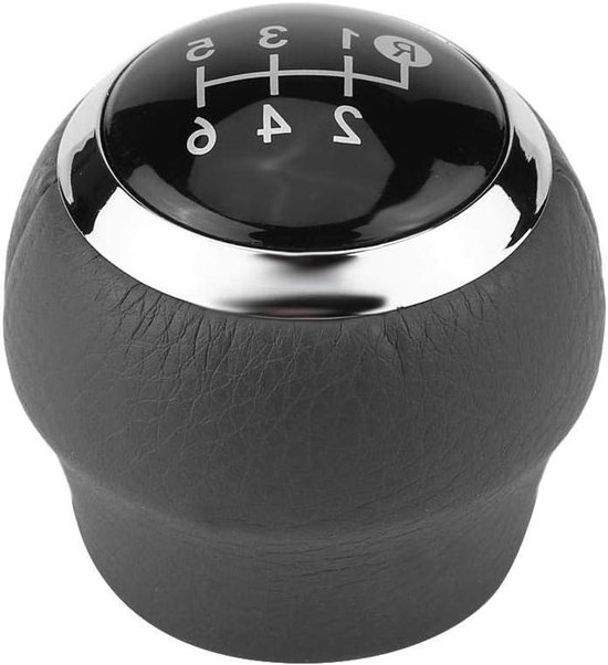 Schakelpookknop 6-versnellingen - Pookknop Auto - Soepel Schakelen - Ergonomisch Ontwerp - Standaard Maat - Zwart — afbeelding 2