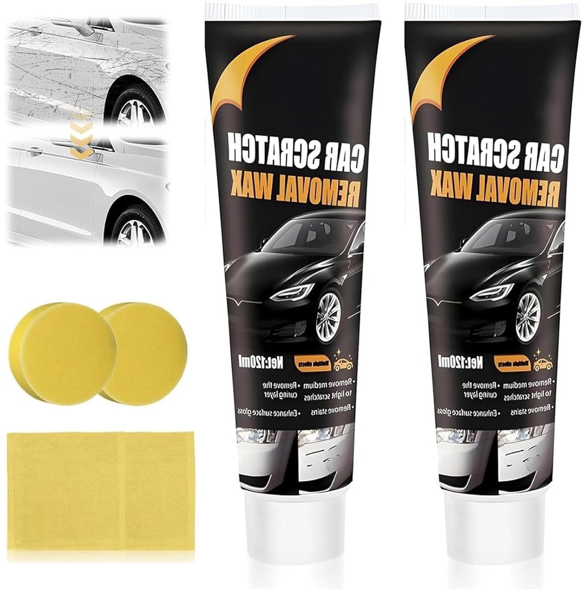 Autolak Krasverwijderaar - Autopoetsmiddel - Autolak Herstellen - Verwijdert Kleine Krassen - 250 g - N.v.t.