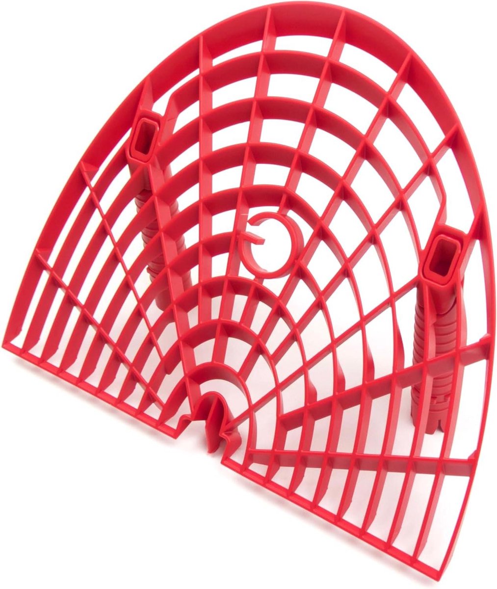Wasplank Rood - Wasbord Emmer - Autolak Beschermen - Verwijdert Stof Vuil - 37 x 31 cm - Rood
