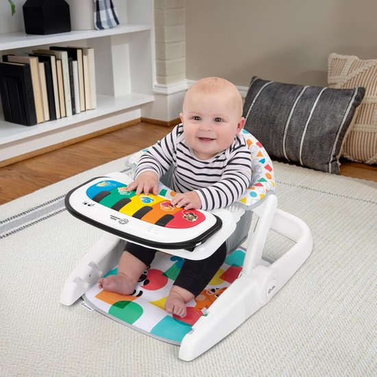 Baby Zetel met Piano - Kinderstoel Speelgoed - Baby Ontwikkeling - 4-in-1 Functie - 44 x 56 x 33 cm — afbeelding 4