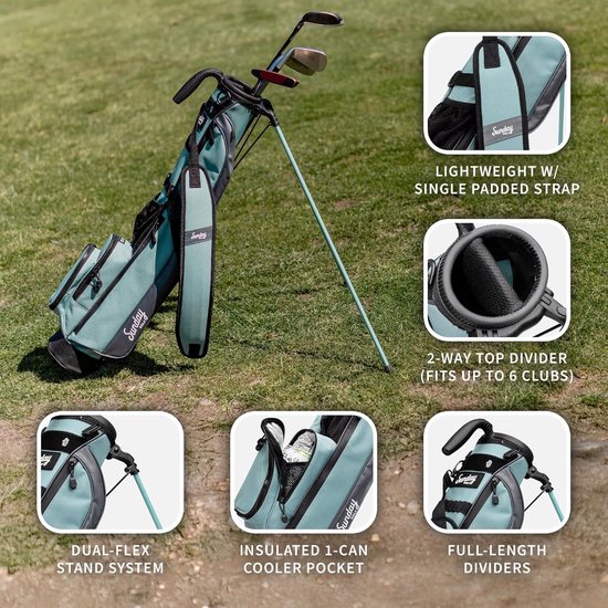 Golf Tas met Standaard - Pitch n Putt Tas Draagbare Golftas - Golfen op Korte Banen - Lichtgewicht Ontwerp — afbeelding 4