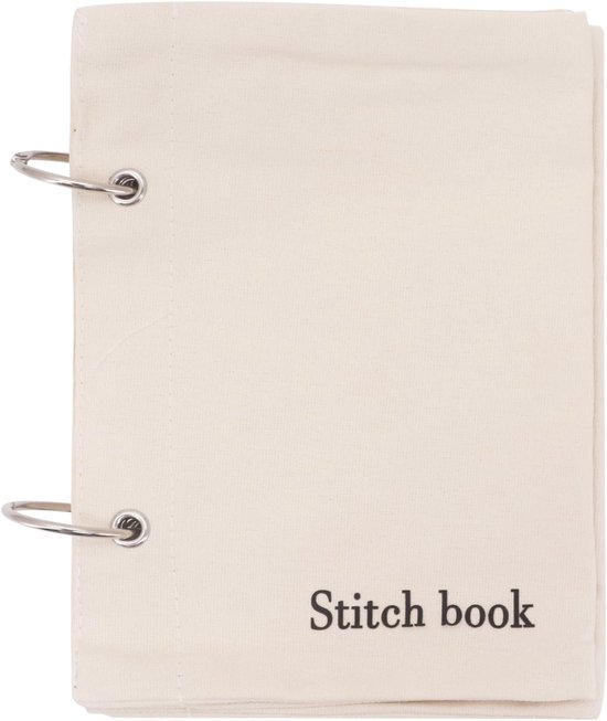 Stoffen Schetsboek - Tekendagboek Naaien - Creatief Ontwerpen - Uniek Opvouwbaar - 18 x 145 cm - Gebroken Wit — afbeelding 5