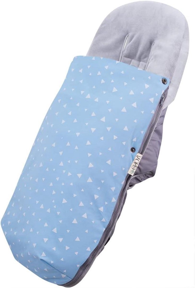 Universele Voetzak Kinderwagen - Baby Slaapzak Kinderwagen - Kind Warm Houden - Hypoallergeen Materiaal - 42x100 cm - Blauw