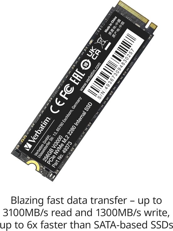Interne SSD - Opslag Schijf - Sneller Werken - NVMe Technologie - 256 GB - Divers — afbeelding 4