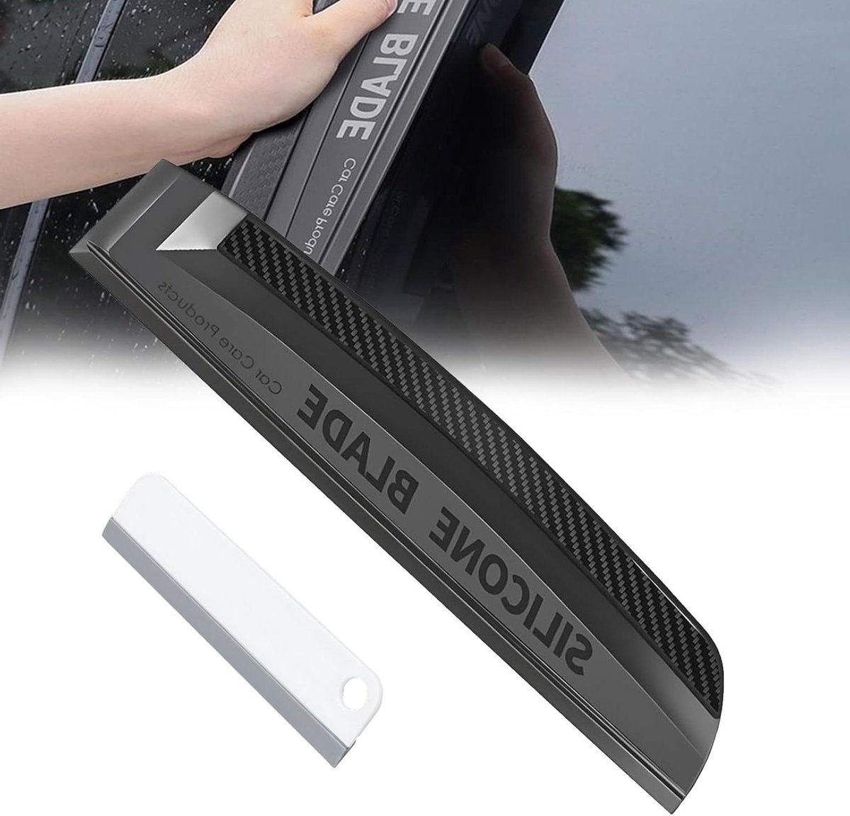 Autolak Water Wisser - Autolak Trekker - Auto Reinigen - Zachte Siliconen Lip - 30 cm - Zwart
