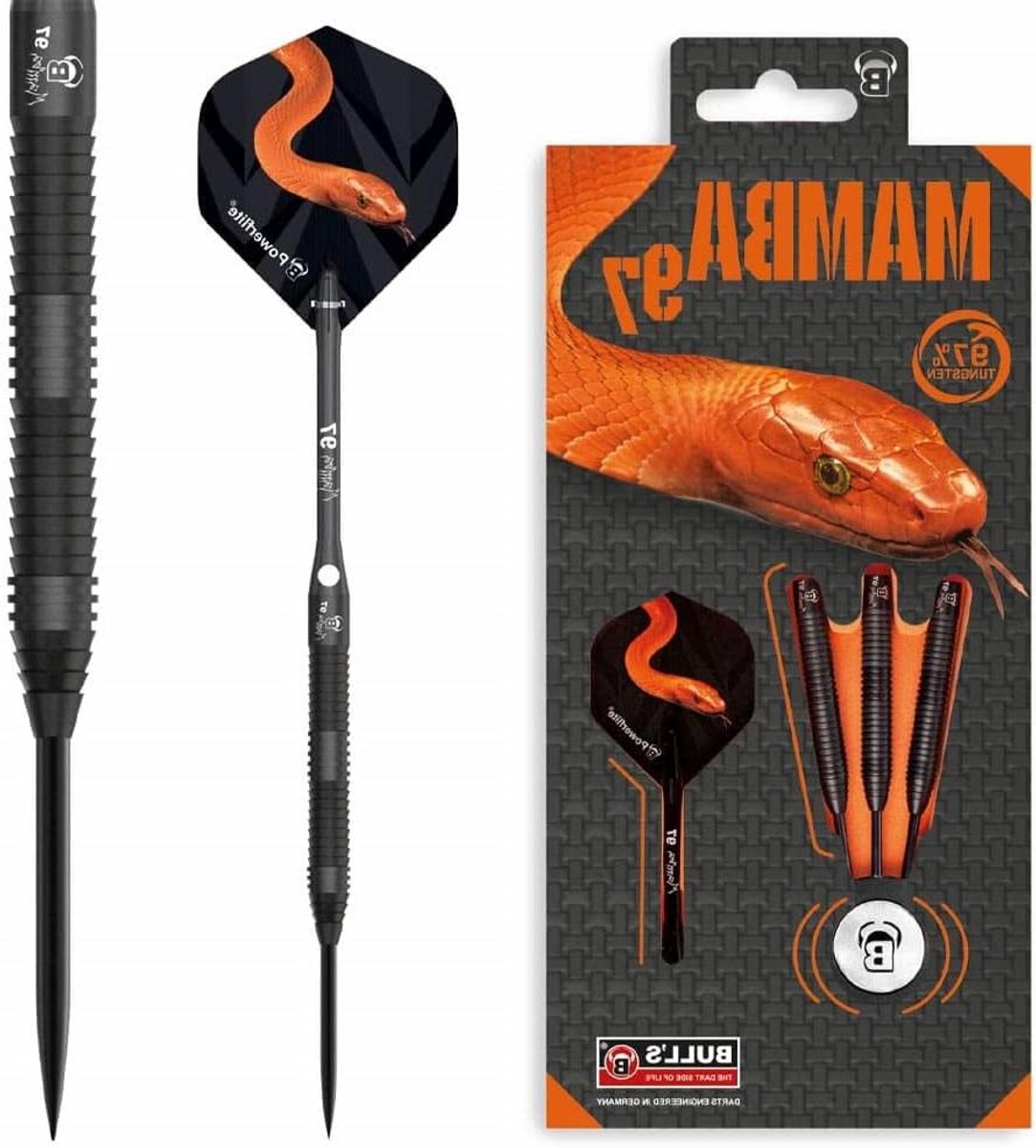 Stalen Darts - Dartpijlen Wolfraam - Precisie Werpen - Dunste Barrel Ter Wereld - 24 gram - Zwart