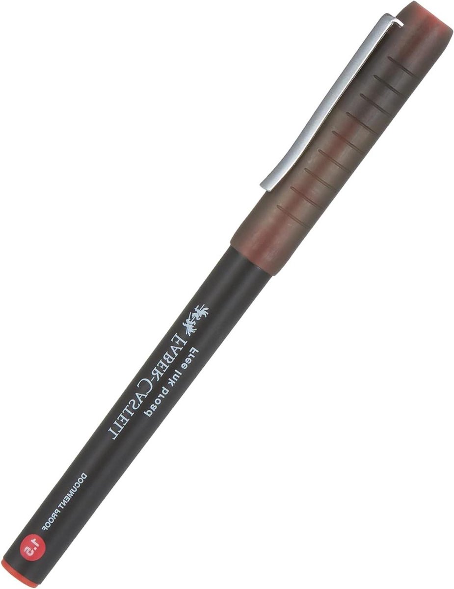 Inktroller Pen - Rollerball Pen - Schrijven en Tekenen - Uitwisbaar - 1.5mm Punt - Rood