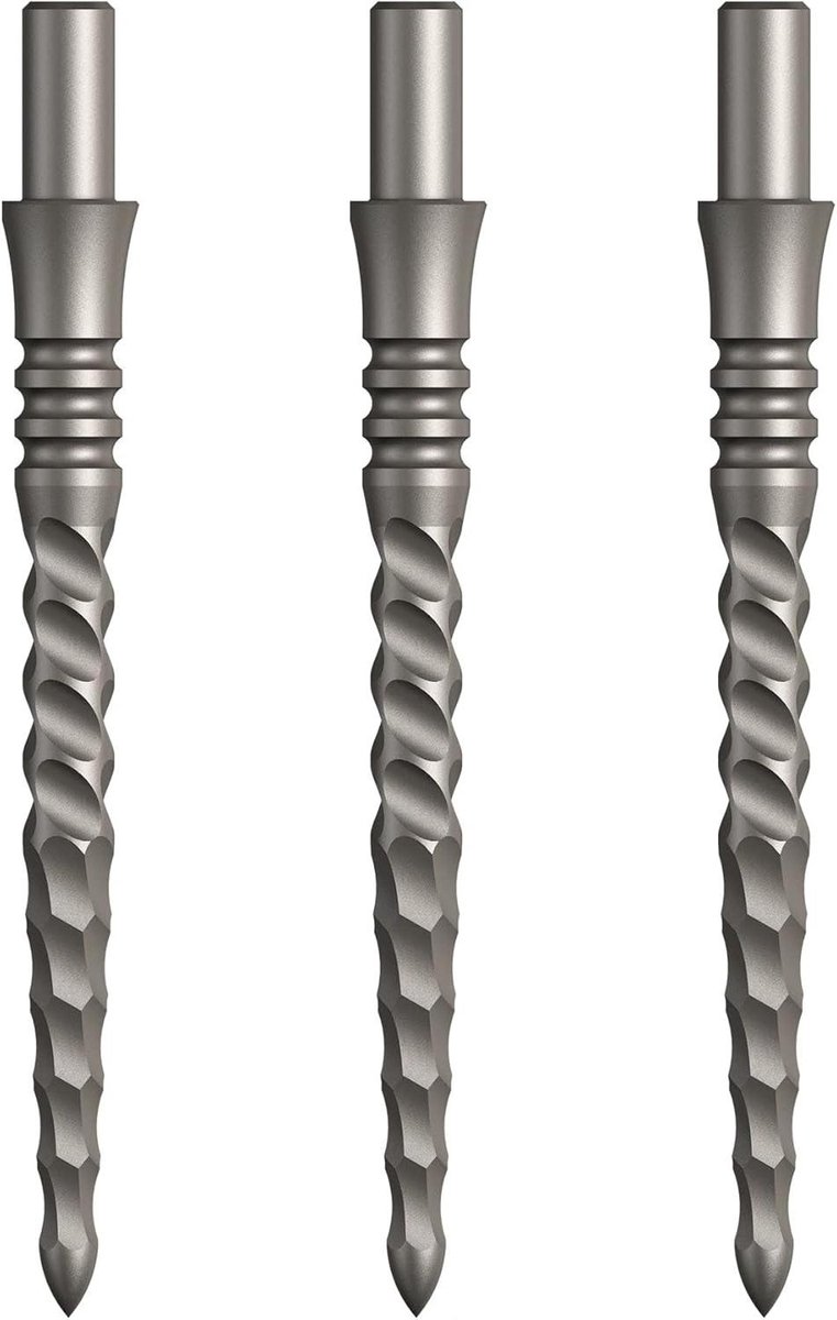 Dartpunten Set - Reservepunten Pijlen - Precisie Werpen - Zilveren Coating - 28 mm - Zilver
