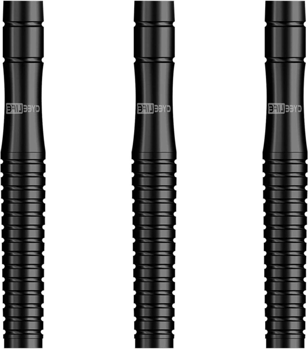 Dart Barrels - Soft Darts - Hobby Spel - 90% Tungsten - 3 Stuks - Zwart