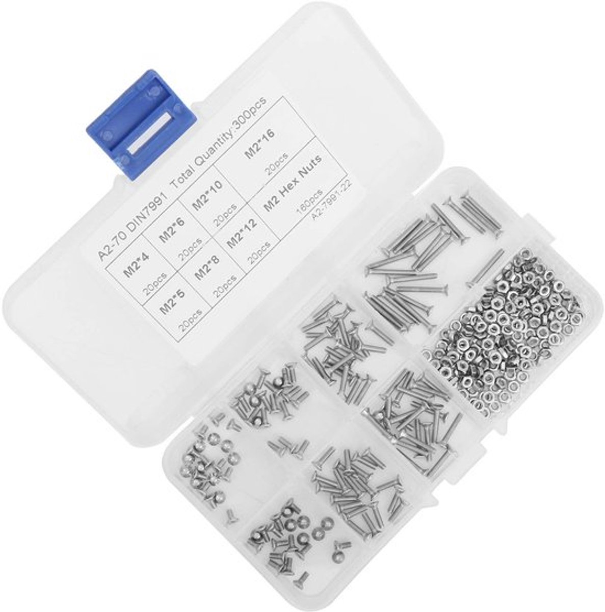 Dailygoody - Schroef- en Moerset - Metrische Zeskantdop