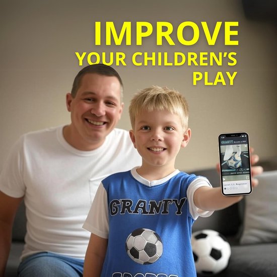 Voetbal Trainingsmat met Gratis Video App: Balcontrole en Schijnbewegingen Oefenen van Merkloos — afbeelding 3
