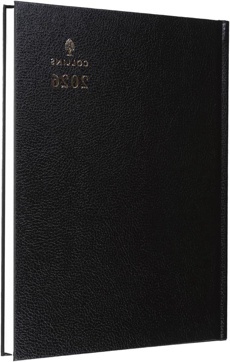 Desk Planner - Jaarplanner Dagindeling - Professioneel Plannen - A4 Dag per Pagina - A4 Formaat - Zwart