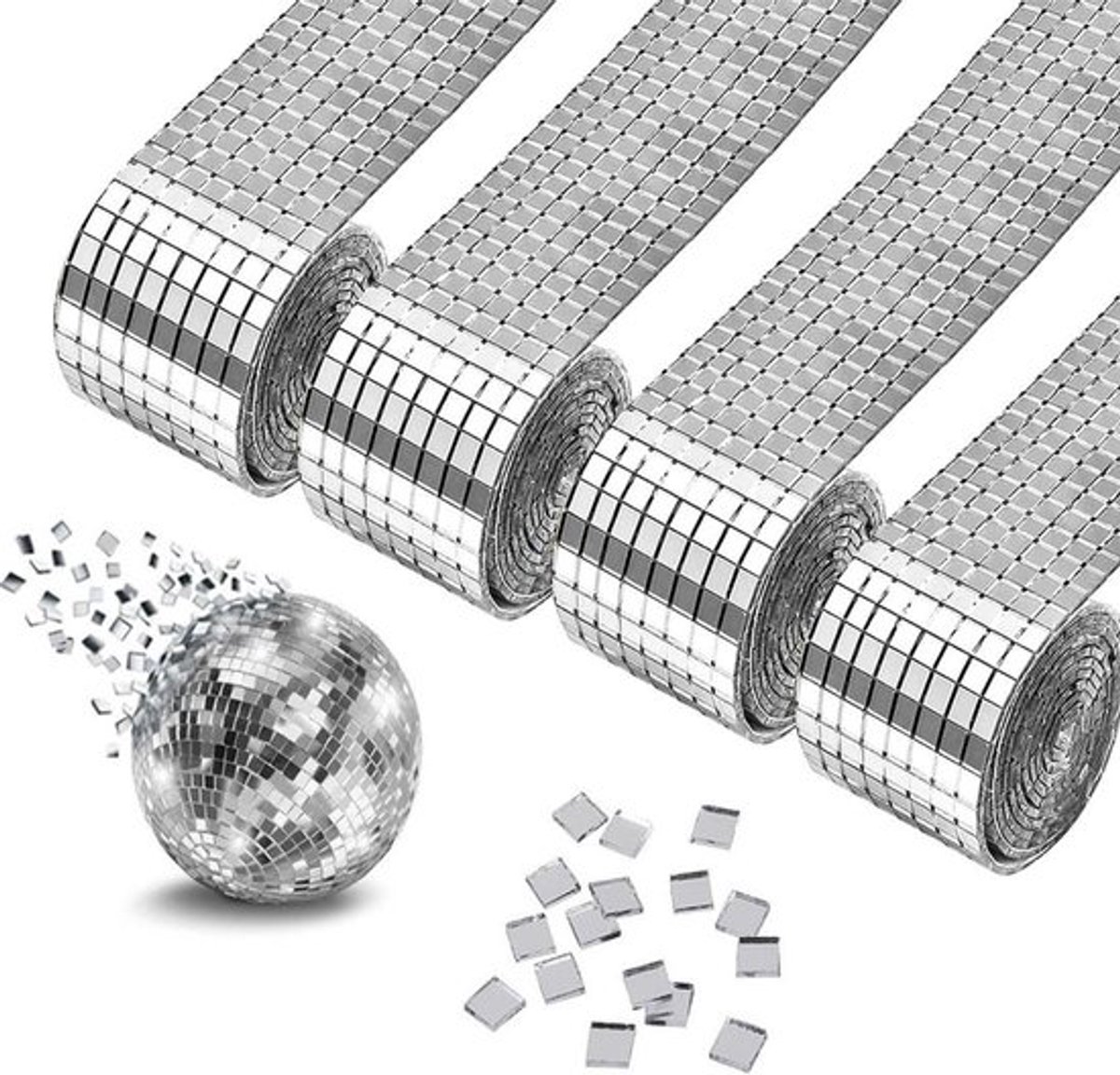 Zelfklevende mozaïektegels 5856 stuks 5 x 5 mm voor je