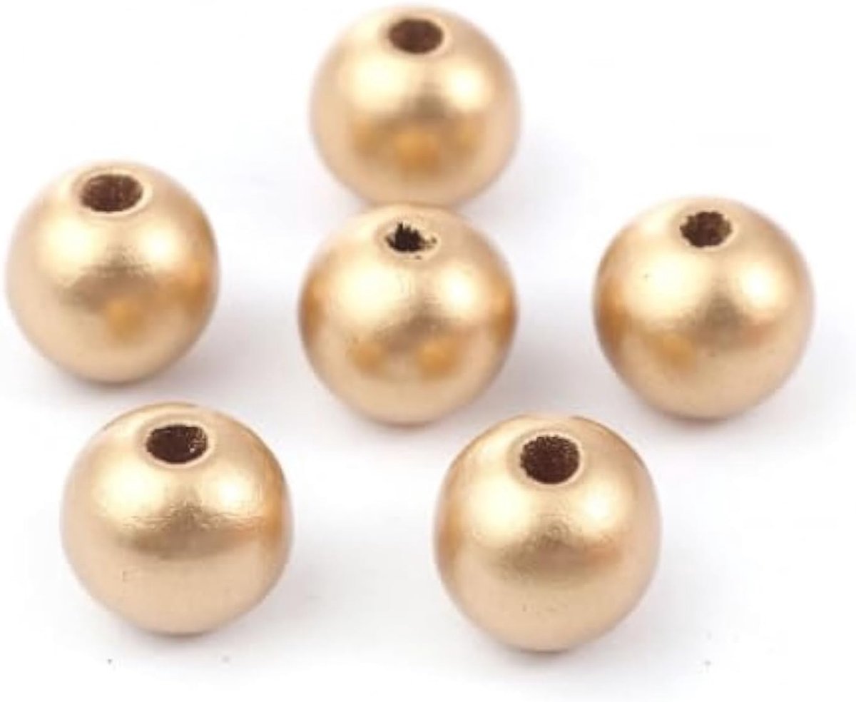 Kralen, 12 mm, met gat om te knutselen, rijgen, knutselkralen
