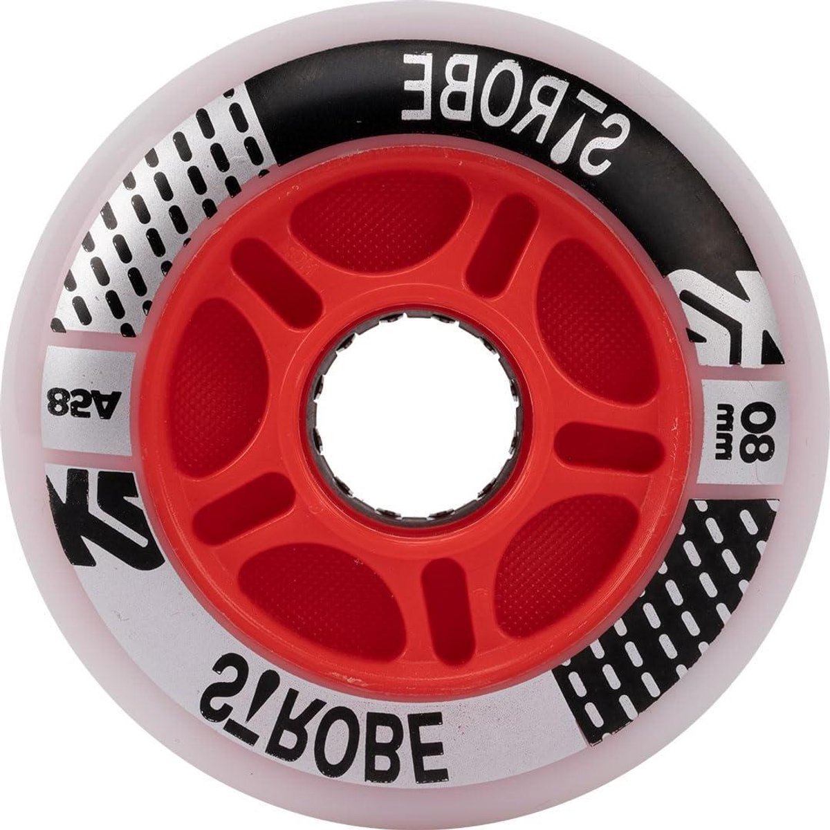 Skate Wielen - Inline Onderdelen - Snel Skaten - Set van twee - 80 mm - Wit
