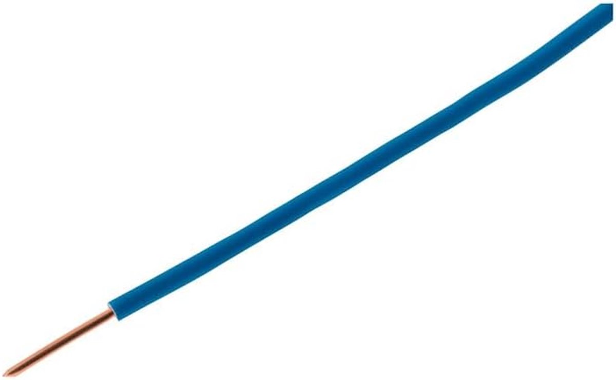 Elektrische Stroomkabel - Enkele Kern - Binnen Installaties - Hoge Spanning - 5 Meter - Blauw