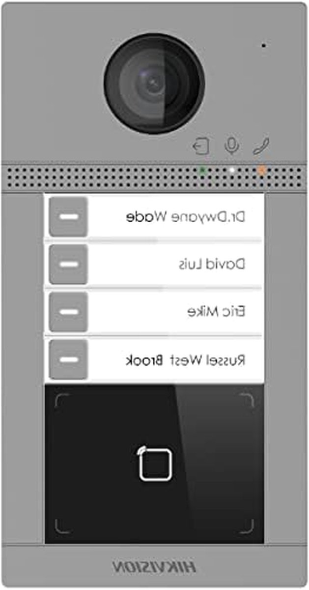 Video Intercom Deurbel - IP Deurbel WiFi - Toegangscontrole Huis - WDR Technologie - 1 Stück - Antraciet