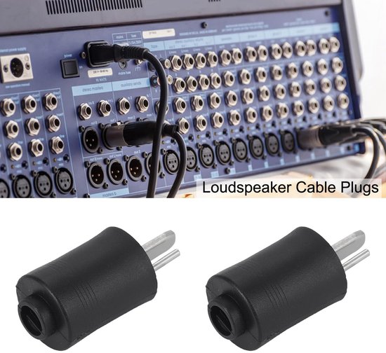Luidspreker Connectoren - DIN Stekkers - Audio Aansluiten - Zonder Solderen - 8 Stuks - Zwart — afbeelding 4