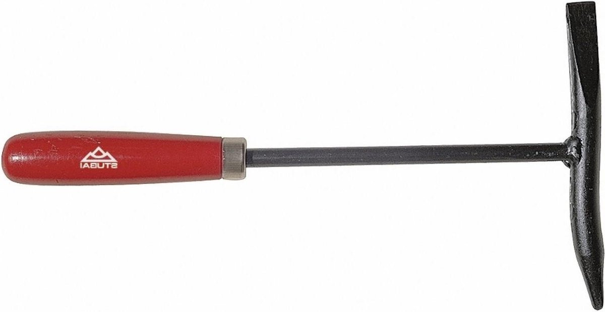 Las Hamer - Metaalbewerkingshamer - Metaal Bewerken - Voldoet aan Oostenrijkse norm - 335 x 157 mm - Grijs Rood