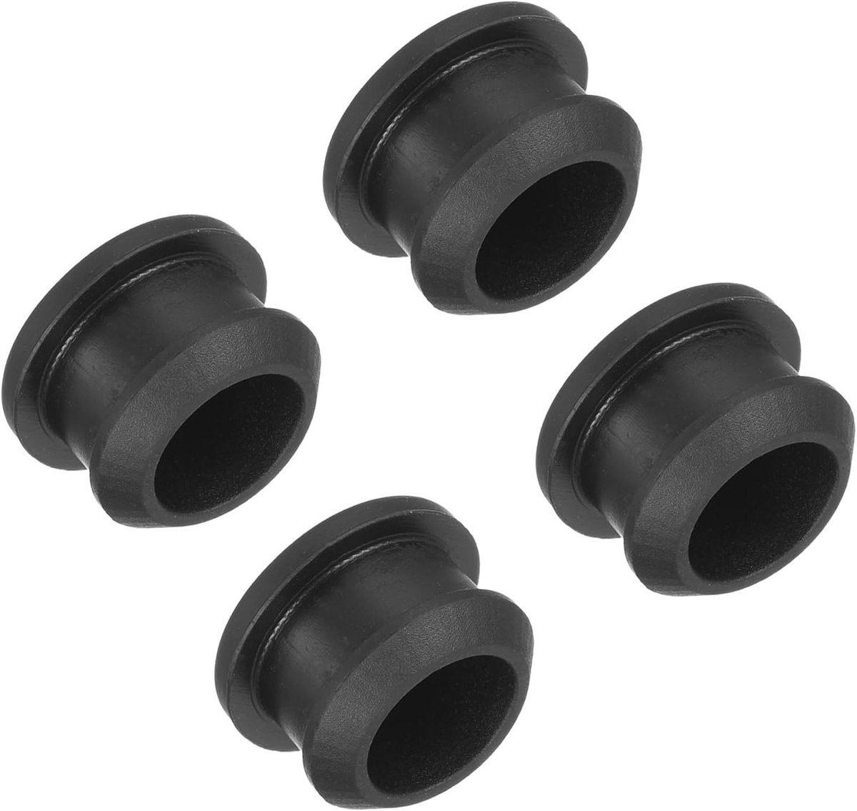 Gatstop Kliksluiting - Siliconen Afdekking - Gaten Afdoppen - Hoge Elasticiteit - 14 mm Diameter - Zwart