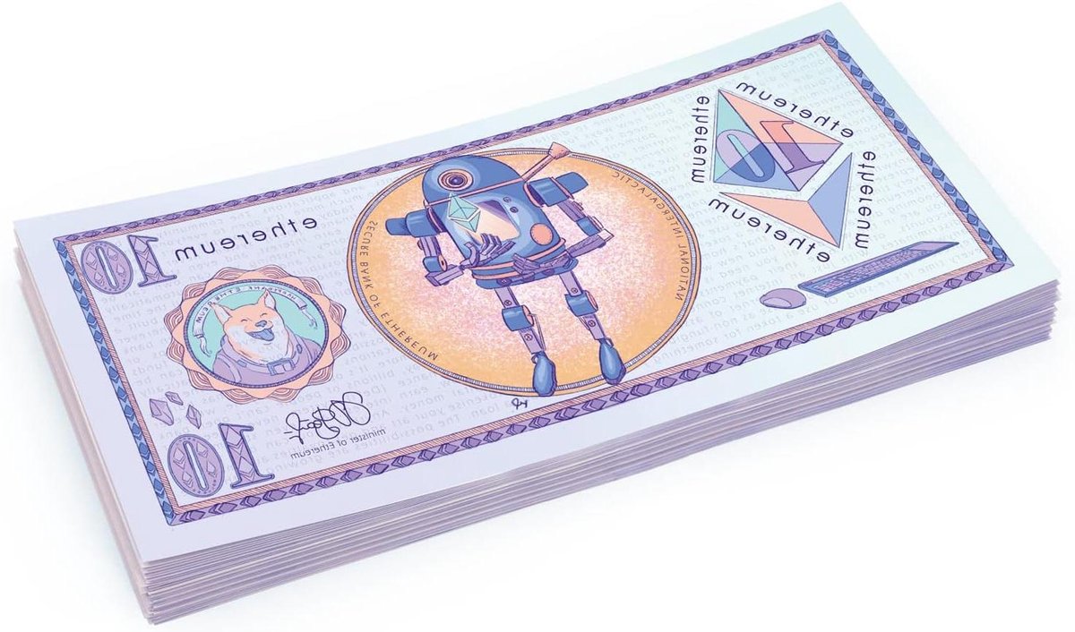 Speelgeld Biljetten - Nep Geld - Cadeau Verpakken - Dubbelzijdig Bedrukt - 100 Stuks - Meerdere Kleuren