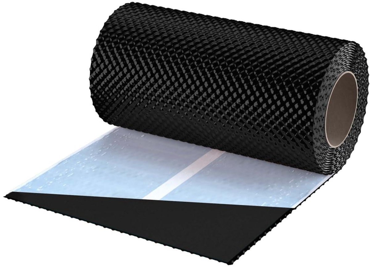 Dak Reparatie Tape - Waterdichte Afdichting - Dak Herstellen - 3D Structuur Flexibel - 5 Meter - Zwart