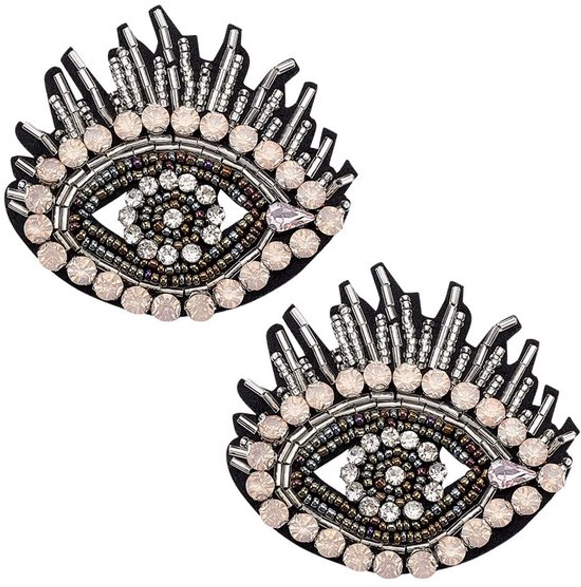 SPHProducts - Strass Boze Ogen Patches - Decoratieve Naai Patches - 2