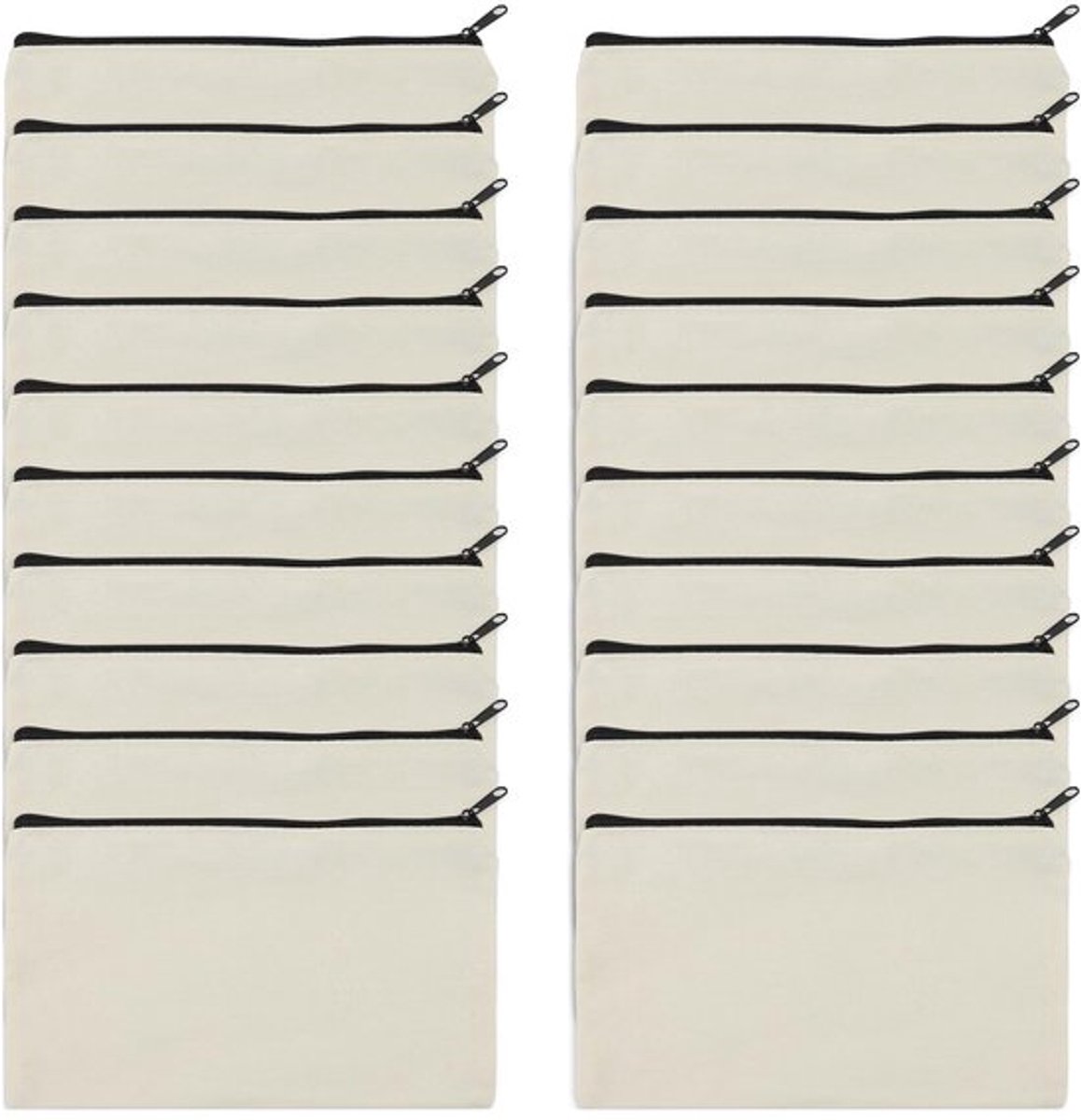 Vt products - Blanco Stoffenzakjes - Etui om te Beschilderen - 20