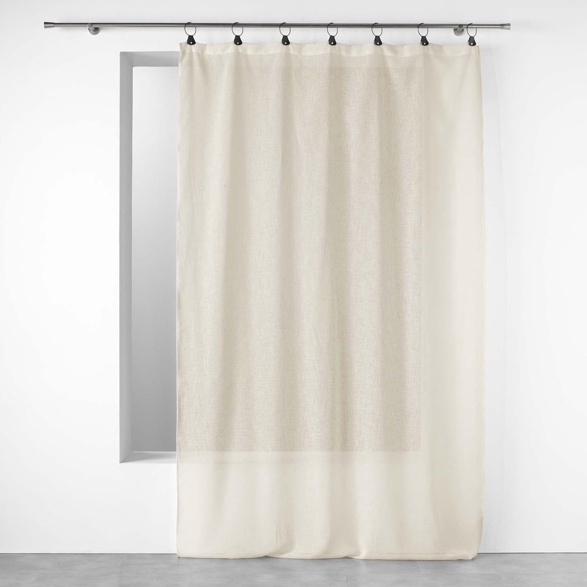 douceur d'intérieur, Gordijn met ogen, voile, 140 x 240 cm, Linka Natuur
