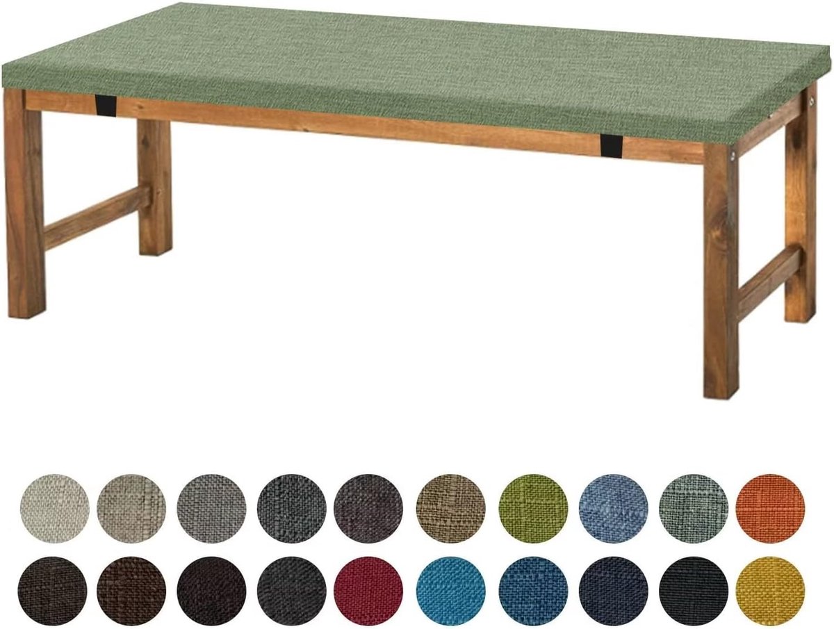 80 x 30 x 5 cm, antislip, voor binnen of buiten, 1, 2 of 3-zits, groen onyx