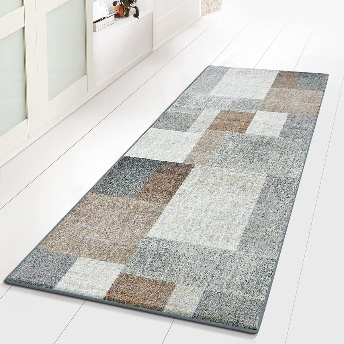 Carpet Runner - Lange Vloerbedekking - Hal Inrichting - Antislip Gel Basis - 80x200 cm - B