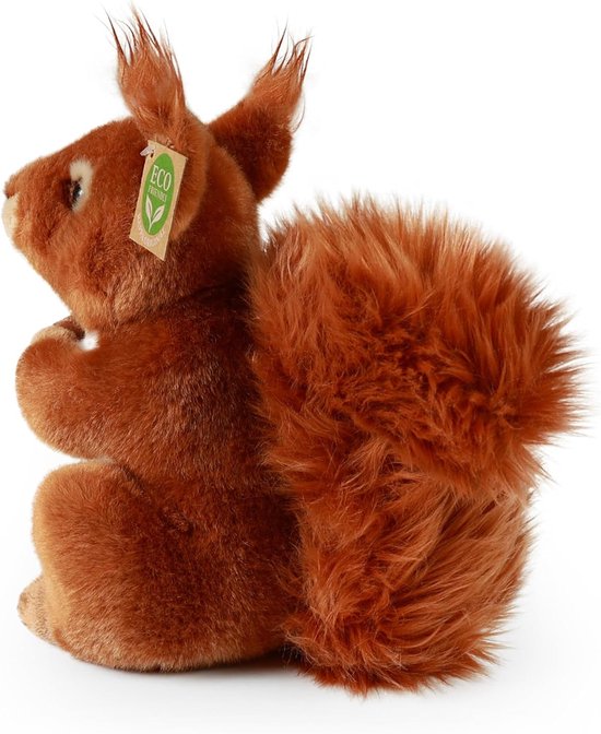 Pluche Eekhoorntje 23 cm - Zachte Knuffel in Bruin - Machinewasbaar 30°C — afbeelding 3