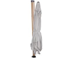 Garden Impressions Hawaii Big Pole II zweefparasol 350x350 teak/royal sand – foto 4